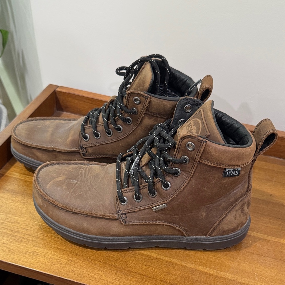 Lems Boulder Boots Waterproof Leather Unisex